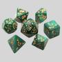 HS Blue Polyhedral Dice Set - DND RPG Acrylic Dice