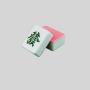 Pink Melamine Mahjong Set - Promotion Gift, Travel Game