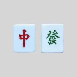 Retro Cartoon Mahjong Resin Tiles Wholesale