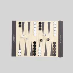 Luxury PU Leather Rollable Backgammon Chess Set - OEM Custom