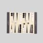 Luxury PU Leather Rollable Backgammon Chess Set - OEM Custom