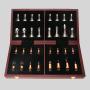 Acrylic Wooden Chess Set - Vintage European King Chess Game