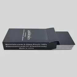Customized Logo PVC Playing Cards - Luxury, Waterproof, Free Sample