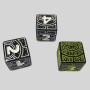 Custom 16mm D6 Acrylic Dice - Glow in Dark, OEM Engraved