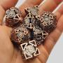 Metal Polyhedral Dice Set - D&D RPG Dice
