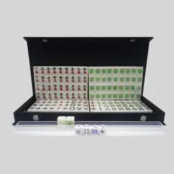 Mini Acrylic Mahjong Set, Travel Portable Gift Set