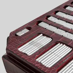 Custom Leather Mahjong Case - Personalized Domino Box Entertainment