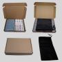Chinese Mahjong Game Set - 144 Pieces Blue-Gray Marble Gift Box