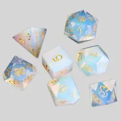 Opal Dice Set - Wholesale D&D RPG Dice