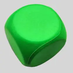 Custom Logo PU Foam Cube Dice - Yoga Workout Stress Ball