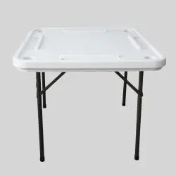 EASTOMMY Domino Game Table - Plastic Mold Game Set