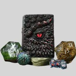 Lava Magic Dragon Resin Notebook A5 - Gamer Favorite