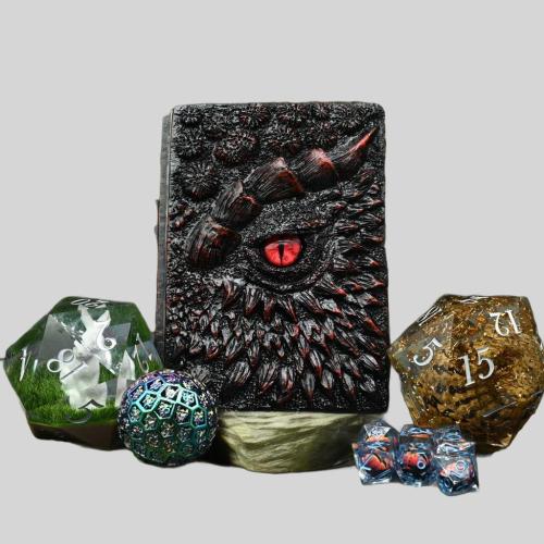 Lava Magic Dragon Resin Notebook A5 - Gamer Favorite