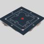 Square American Mahjong Neoprene Mat Gaming Table Pad Blue