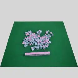 Mahjong Table Mat, Rubber Poker Game Carpet