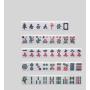Sanzheng Melamine Mahjong Tiles Set - Classic Mahjong