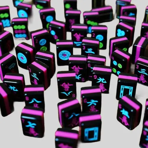 Triple Layer Mahjong Set - Acrylic Majiang Game, YUDA MJ25