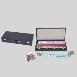 Luxury PU Mahjong Set with Custom Case & Racks