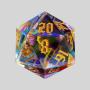 Custom Engraved Dice Set - DND Prism Crystal Dice