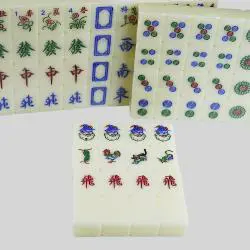 High Quality Malaysia Style Acrylic Mahjong Set