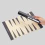 Luxury PU Leather Rollable Backgammon Chess Set - OEM Custom