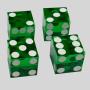 Acrylic Craps Dice Set - 5 AAA Grade, 19mm, Colored