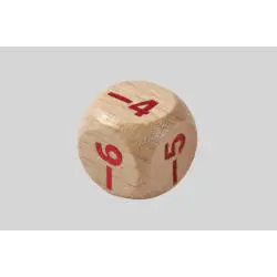 Custom Wooden Number Dice - Personalized Educational Toys