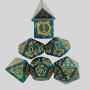 Acrylic Polyhedral Dice Set - 7 Pcs D&D Gaming