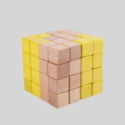 Montessori Cube Building Blocks - 3D Puzzle Toys