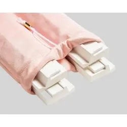 Custom Pink Mahjong Pusher Travel Bag Canvas Storage 200pcs