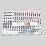 High Quality Melamine Mahjong Set - 144 Tiles, Customized Logo