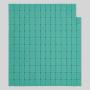 44mm Auto Mahjong Set - 4 Player Green Back Melamine Tiles