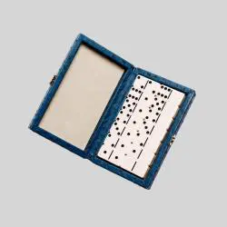 Luxury Domino Storage Box - Custom PU Leather Case