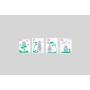 Custom American Mahjong Tiles - Engraved Spring Mahjongg Pieces