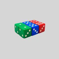 Custom Acrylic Dice - 16mm Colorful D6 Polyhedral Dice
