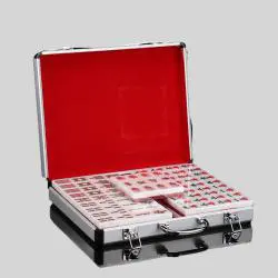 Mahjong Game Set - 148 Tiles, Dice & Chips