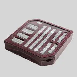 Custom Leather Mahjong Case - Personalized Domino Box Entertainment