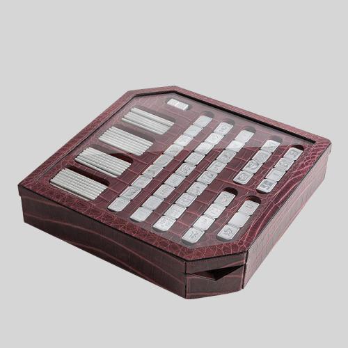 Custom Leather Mahjong Case - Personalized Domino Box Entertainment