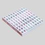 Western Mahjong Set - 166pcs Melamine Tiles with Acrylic Base