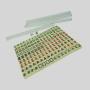 Mini Chinese Mahjong Set - 144pcs Melamine Tiles, Casino Grade