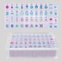 Hand Engraved LILAC Acrylic Mahjong Tiles