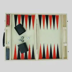 15 Inch Wood Backgammon Set - Wholesale Custom Game