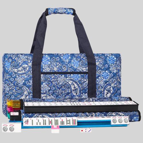 Western Mahjong Set - 166pcs Melamine Tiles with Acrylic Base