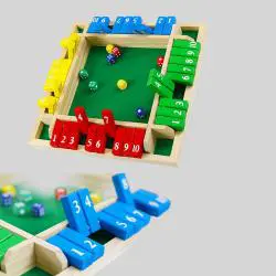 Shut the Box Game - Educational Toys for Kids Brain Games