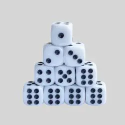 Square Corners 12mm Dice for Mahjong