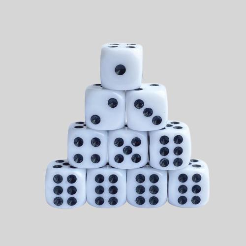 Square Corners 12mm Dice for Mahjong