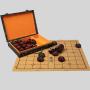 Chinese Sandalwood Chess Set - Polished, DIY Tray