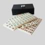 Professional 30mm Mahjong Tiles Set - 144pcs Ivory with Box