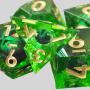 Green Dragon Eye Resin Dice Set - D&D RPG Wholesale