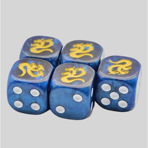 Factory Free Dice Set - 16mm Polyhedral Acrylic Dice